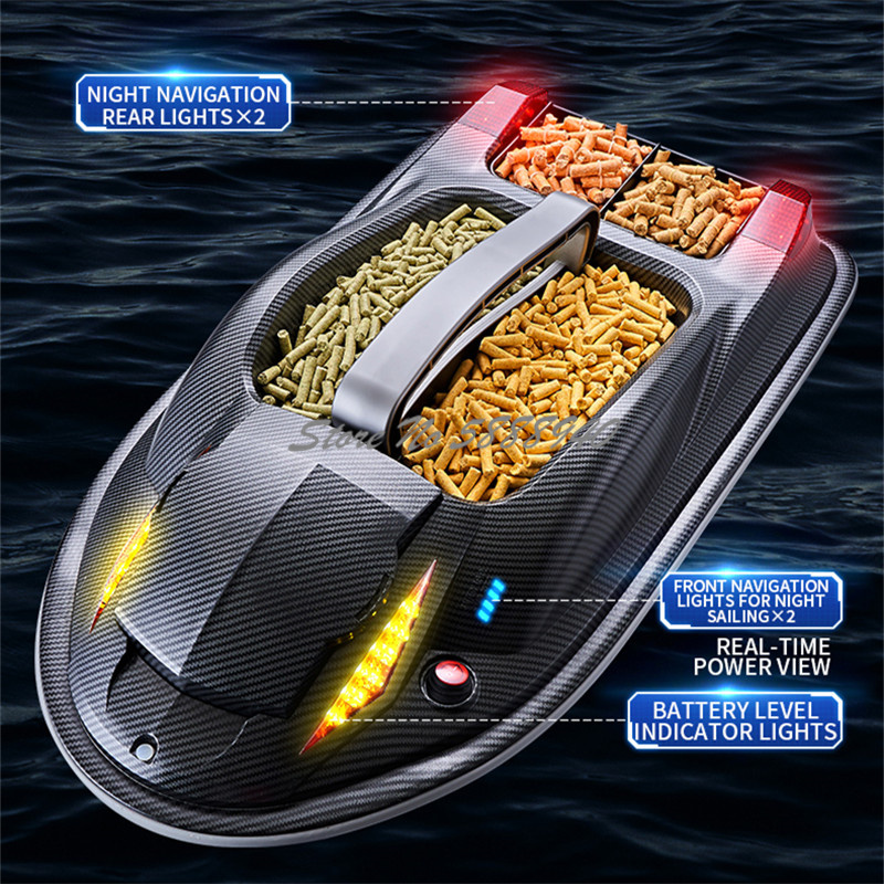 스마트 음성 방송 RC 미끼 배송 보트 500M 4KG - Fishing Boat Navigation Light 리뷰 및 가격